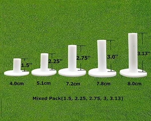 5 Pcs Rubber Golf Tees Holder Tee Range Driving Practice Mat Hitting White Hot - Picture 1 of 9