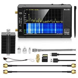 SeeSii TinySA Ultra Spektrum / Frequenz Analysator 100kHz-5,3GHz+Attenuators - Picture 1 of 8