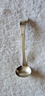 Cucharón colonial liso Watson de plata esterlina mostaza Foto 1 de 2