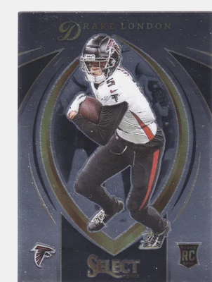 2022 Panini Select Drake London Certified Rookies #SCR6 (RC) Atlanta Falcons NFL - Image 1 of 2