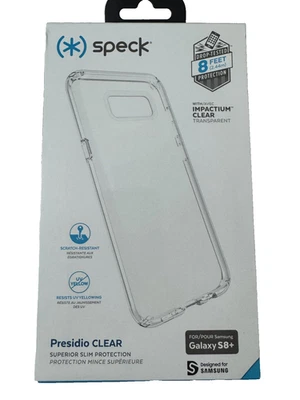 Funda Speck Presidio Stay Clear para Samsung Galaxy S8+ - Transparente Foto 1 de 2