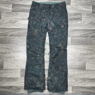 Dakine Westside Shell Snowboard Pants Womens M 32 x 32 Blue / Gray Madison Print - Image 1 of 4