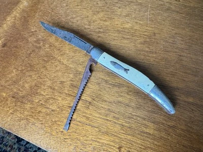 Cuchillo de pez madreperla imperial vintage - Prov RI Foto 1 de 4