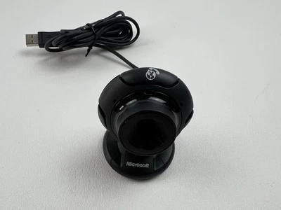 Microsoft LifeCam VX3000 Webcam Camera Streaming USB2 HD Autofocus UNTESTED - Image 1 of 4