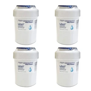 4 Pack GE MWF Genuine Smart Water Refrigerator Filter Replacement  - Picture 1 of 7
