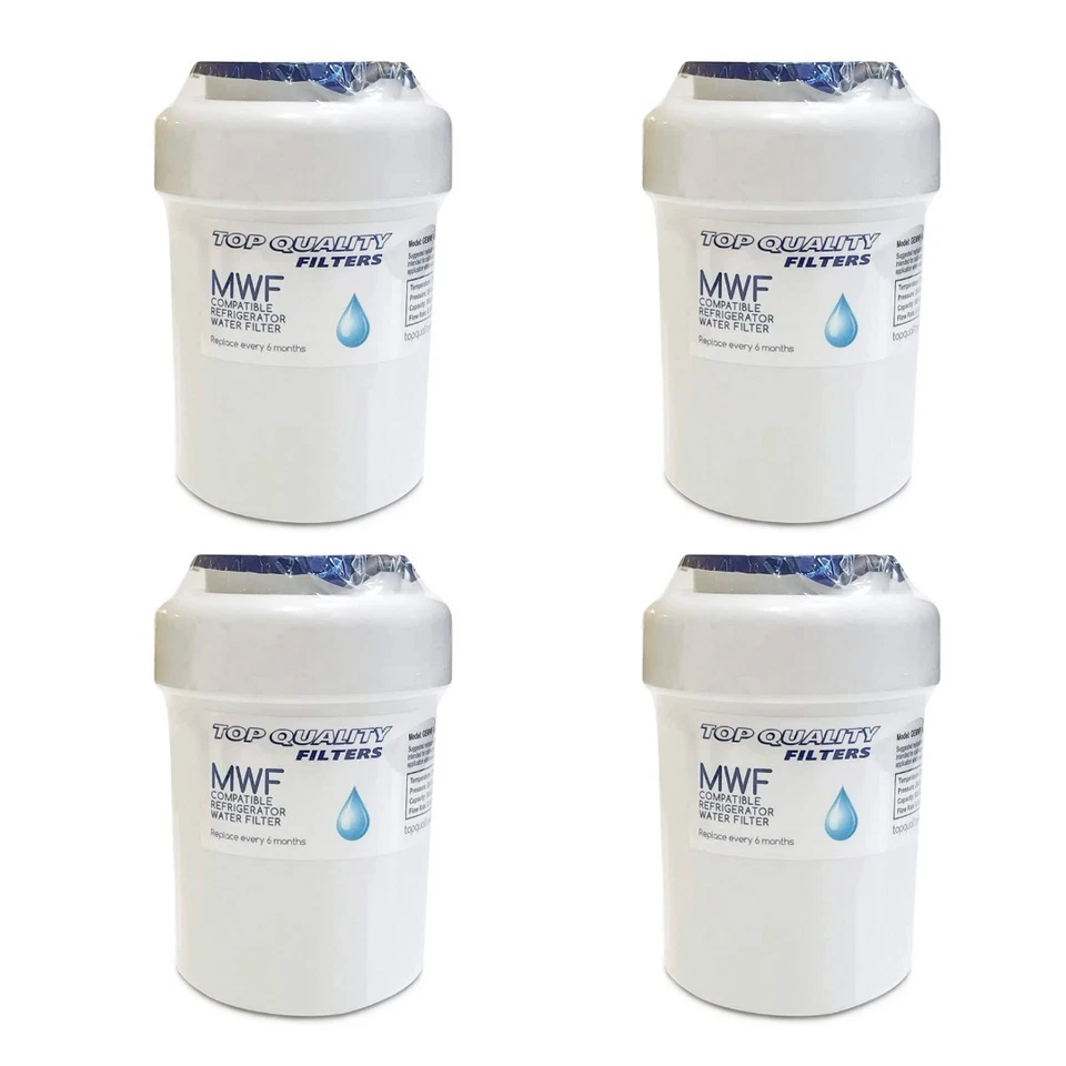4 Pack GE MWF Genuine Smart Water Refrigerator Filter Replacement  - Image 1 of 4