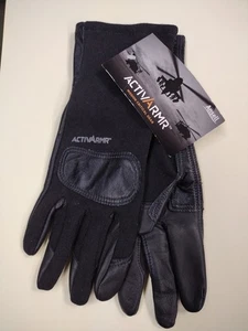 Guantes de trabajo de combate militar Ansell ActivArmr negros talla 7 nuevos con etiquetas - Imagen 1 de 3