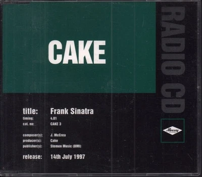 Cake Frank Sinatra CD UK Mercury 1997 promo CAKE3 - Image 1 of 2