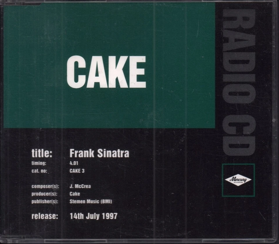 Cake Frank Sinatra CD UK Mercury 1997 promo CAKE3 - Image 1 of 2