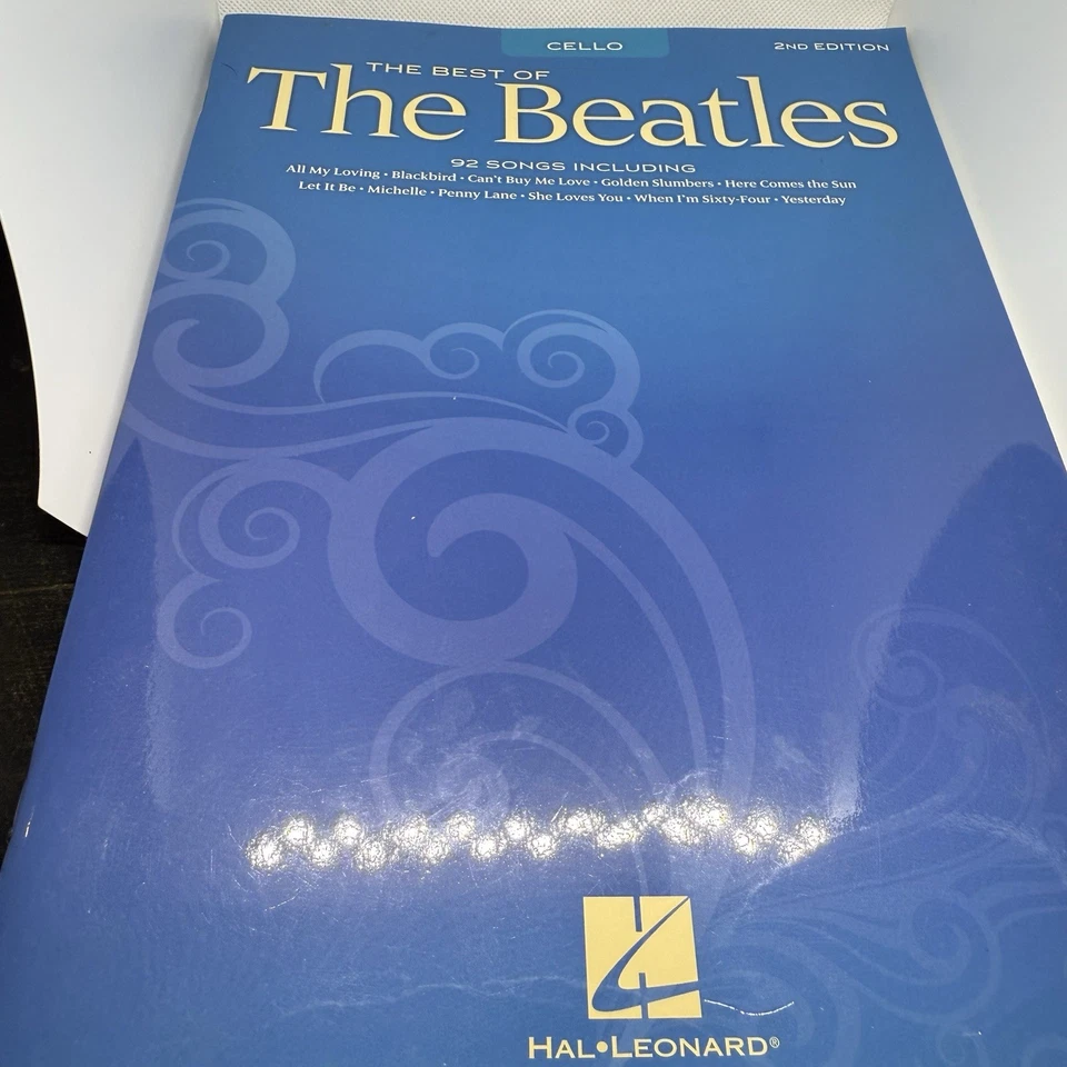 Cello W/Piano The Best of the Beatles Music Book 92 Songs by Hal Leonard 2nd ed - Image 1 of 4