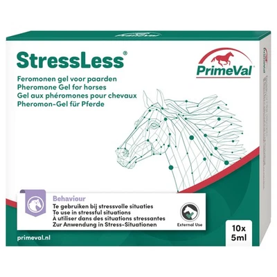 PrimeVal Stressless Pheromon-Gel für Pferde beruhigendes Ergänzungsfuttermittel