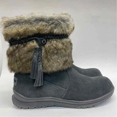 Botas cortas Minnetonka para mujer talla 10 gris color bloque Foto 1 de 4