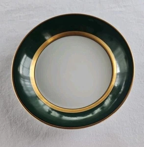 Fitz and Floyd Renaissance Grün Goldrand Untertasse - Bild 1 von 5