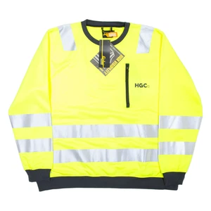 Sudadera SNICKER Ropa de Trabajo de Alta Visibilidad para Hombres Amarilla 2XL - Imagen 1 de 6