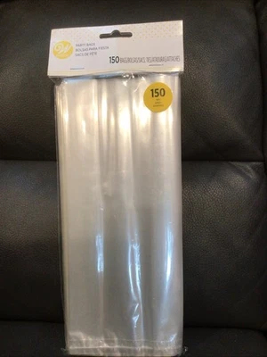 Bolsas Wilton Clear Treat, 150 unidades con lazos giratorios Foto 1 de 3