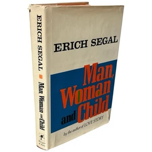Man, Woman, and Child Erich Segal Hardcover  First Edition Signed By Segal 1980 - Picture 1 of 10