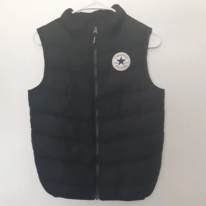 Converse All Star Vest Youth Size Large Kids 12-13 Yrs Old Black Puffer - Picture 1 of 7