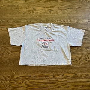 Maglia Crop Top Vintage Y2K NEW ENGLAND PATRIOTS Super Bowl 36 NFL Calcio Taglia L - Foto 1 di 5