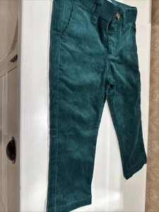 NUEVO Pantalones Hope & Henry Niño Pequeño Talla 2T Pana Verde Cintura Ajustable - Imagen 1 de 4