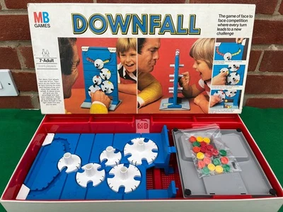 Vintage Downfall Board Game 1977 Long Box Edition MB Games Retro Toy - Complete - Image 1 of 4