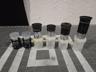 Lote de 6 lentes telescopio Meade 2x 3x telenegativas 5 mm 9 mm 18 mm 25 mm Foto 1 de 4