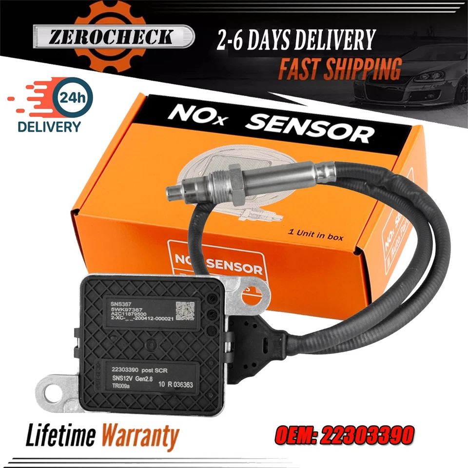 22303390 Nuevo sensor de entrada Nox para camión Volvo VNL VNM Mack GU4 21479638 5WK97367 Foto 1 de 4