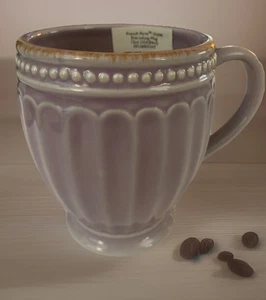 LENOX Coffee Mug French Perle 12 Oz Everything Mug Violet #855347 - Picture 1 of 5