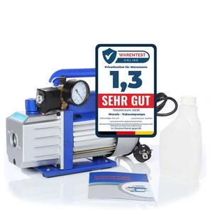 Vakuumpumpe Unterdruckpumpe Vakuummeter 99L/Min mit Messuhr Pumpe Klimaanlagen - Bild 1 von 2