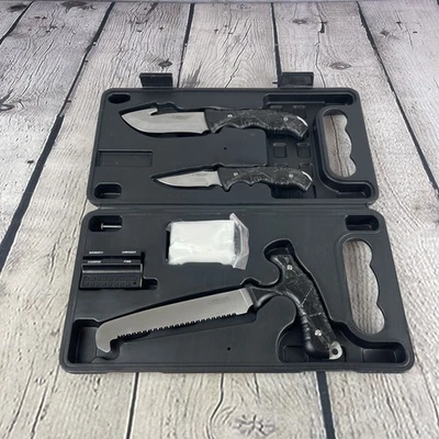 Camillus 4pc Knife Set Fixed Blade Saw Case NWOB - Image 1 of 4