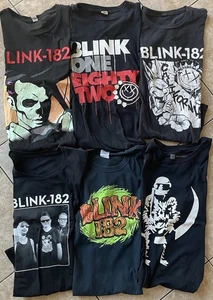 Blink 182 6 XL Shirt Bundle Vintagr California Angels And Airwaves Lot - Picture 1 of 1