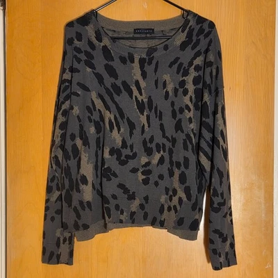 Pullover Sanctuary verde estampado camuflaje manga larga mujer L mezcla de algodón grunge Foto 1 de 4