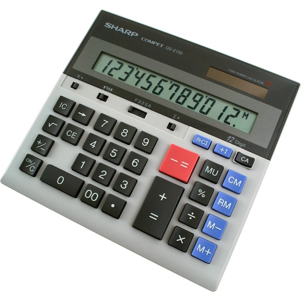 Sharp Calculators  Simple Calculator QS2130 Sharp Calculators Sharp QS2130 - Image 1 of 1