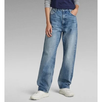 Jeans G-Star RAW Tipo 89 Sueltos Real Boyfriend Desteñidos por el Sol Fuerza Aérea Azul Talla 30 Foto 1 de 4