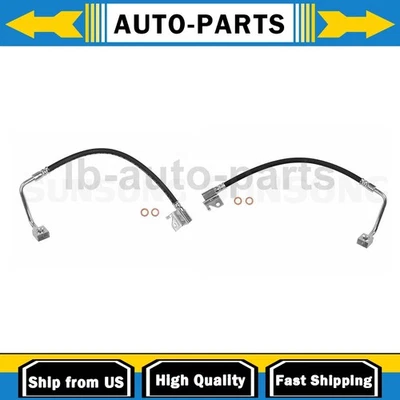 2x Brake Hose Line Front For 2006-2010 Jeep Commander 5.7L Foto 1 de 4