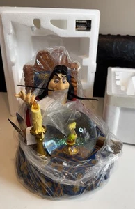 Große Disney Peter Pan Captain Hook Tinkerbell Schneekugel Musik SELTEN NEU IM KARTON - Bild 1 von 11