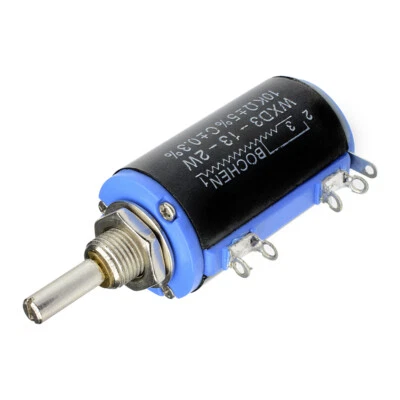 Black Precision WXD3-13-2W Multi-Turn Wirewound Linear Potentiometers 10K OHM - Bild 1 von 4