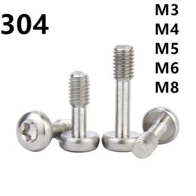 Tornillos de cabeza de zócalo Torx de acero inoxidable 304 con vástago en cintura M3 M4 M5 M6 M8 Foto 1 de 4