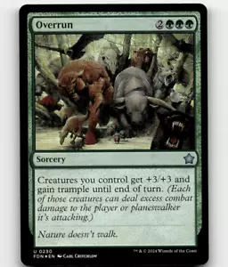 FOIL - MTG - Overrun #230 - Foundations - Picture 1 of 1