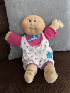 Vintage 80s Cabbage Patch Kids Preemie Doll Girl Glatze Blue Eyes CPK - Bild 1 von 7