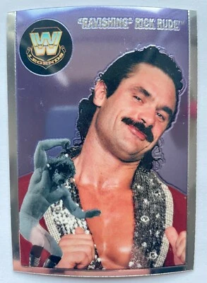 2007 WWE Topps Heritage Chrome Ravishing Rick Rude #87 Wrestling Card WWF WCW - Image 1 of 2