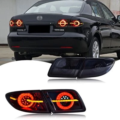 Luces traseras LED secuenciales para Mazda 6 2003-2008 sedán animación luces traseras Foto 1 de 4