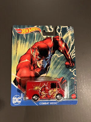 Hot Wheels Premium DC Comics THE FLASH Combat Medic 5/5 Real Riders Mattel 2022 - Image 1 of 2
