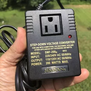 Simran Step-Down Voltage Converter Model SMF-200 - Picture 1 of 2