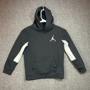 JORDAN Jumpman Sweatshirt Kid's Large (6-7 Years old) Black White Hoodie Boys - Picture 1 of 12