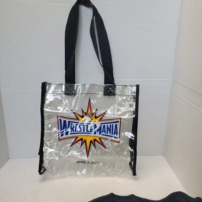 Bolso Wrestlemania Clear Event 2 de abril de 2017 con GOLBERG Orlando FL CRUDO  Foto 1 de 4
