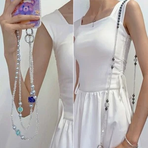 Universal Beaded Mobile Phone Chain Anti-lost Phone Lanyard  Women - Photo 1 sur 9