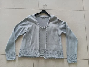 Grau UPTODATE Damen Cardigan Set Gr. 36 - Bild 1 von 3