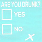 Are You Drunk? vinyl funny sticker decal Car truck suv