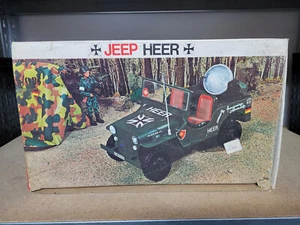 RE-EL Italy - RC Army Jeep Army with Headlights - Unused in Original Packaging - Picture 1 of 13