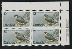 1978 Canada SC# 752 UR - Endangered Wildlife - Plate Block M-NH Lot # 2815b - Picture 1 of 1